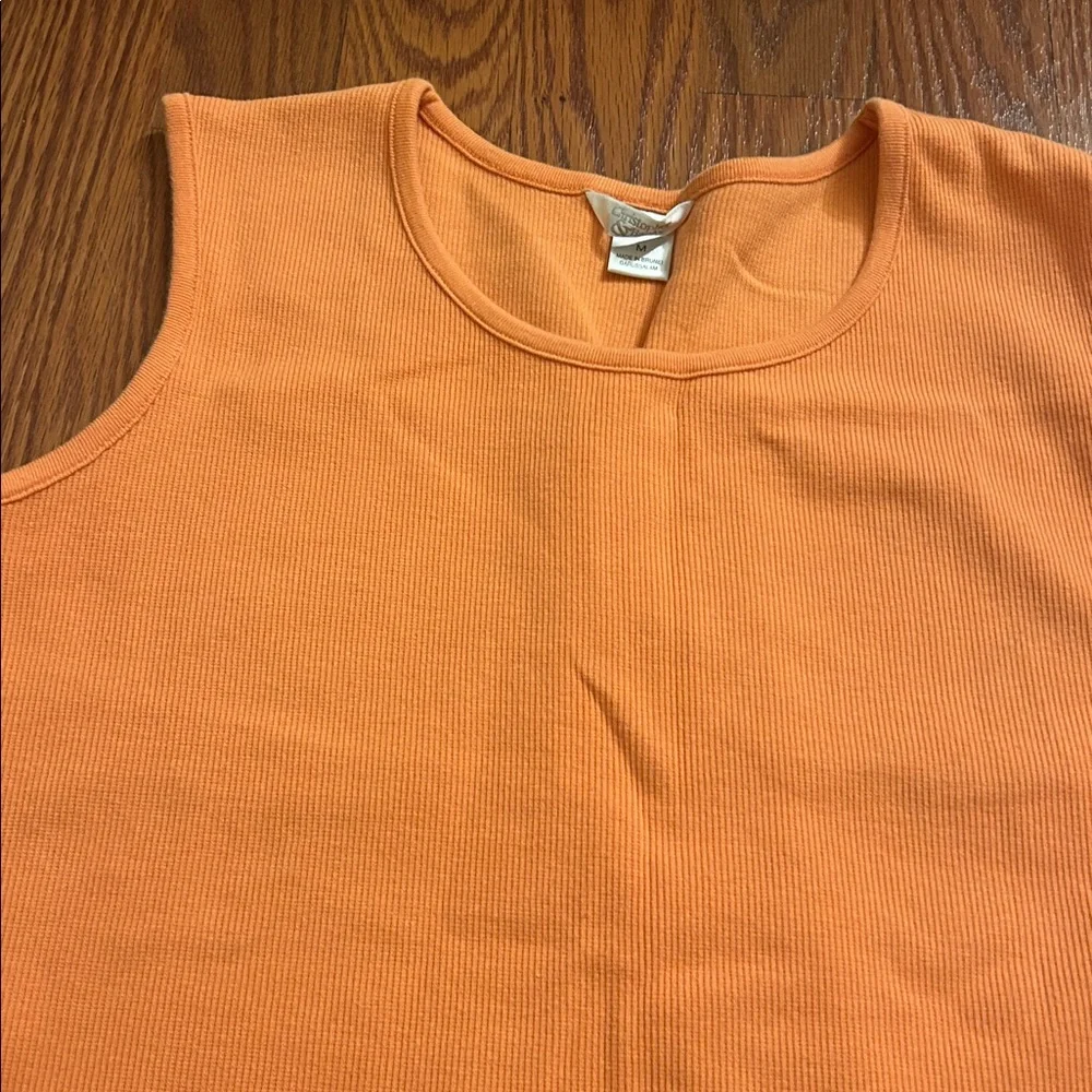 Christopher & Banks Orange Tank Top - Picture 4 of 7